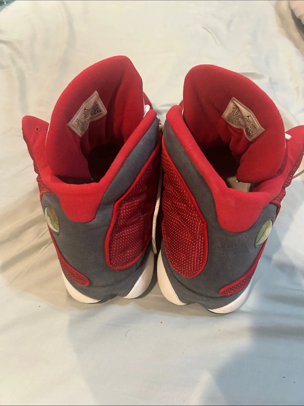 Jordan Kids Red & White High-Top Basketball Sneakers